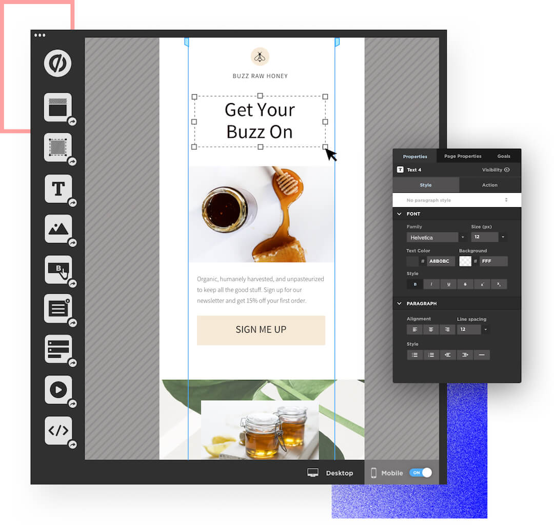 unbounce mobile responsive landing page builder