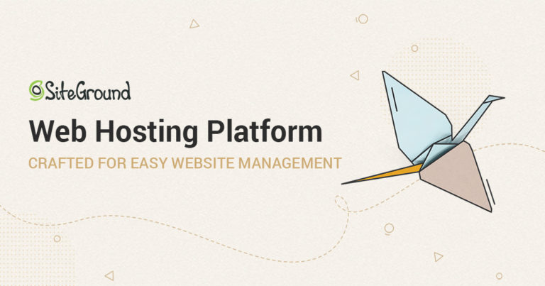 Siteground web hosting platform logo