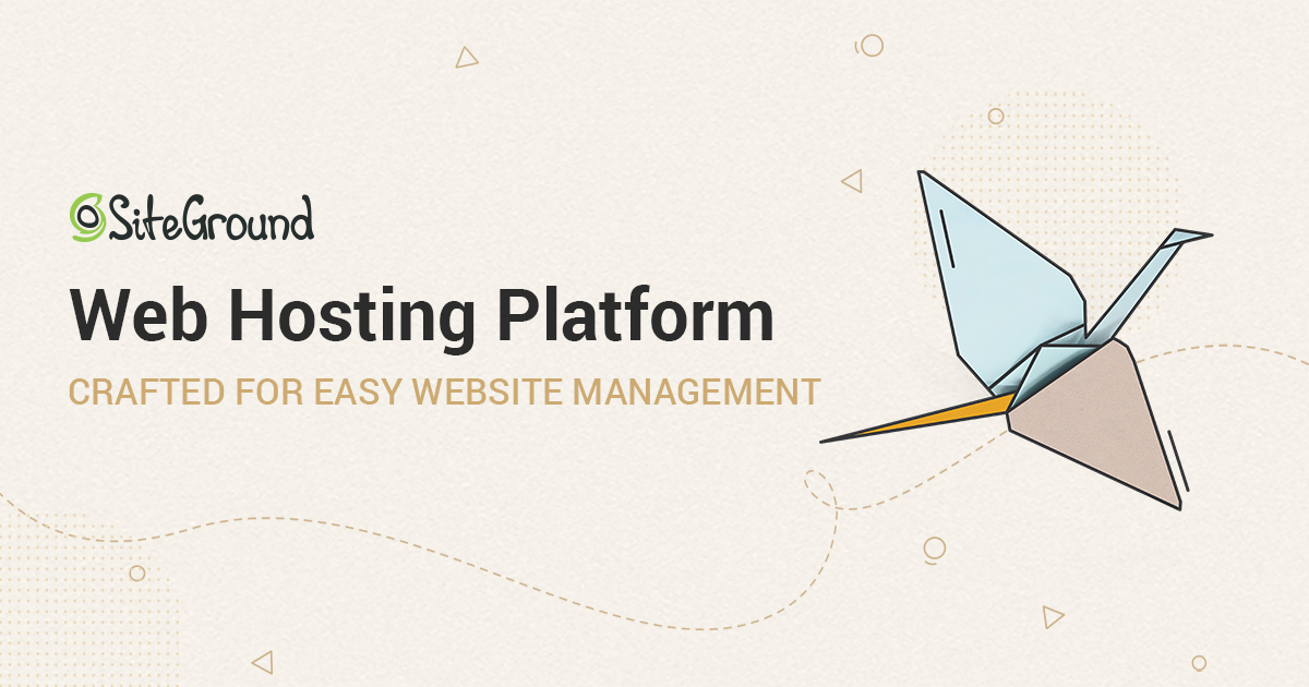 Siteground web hosting platform logo