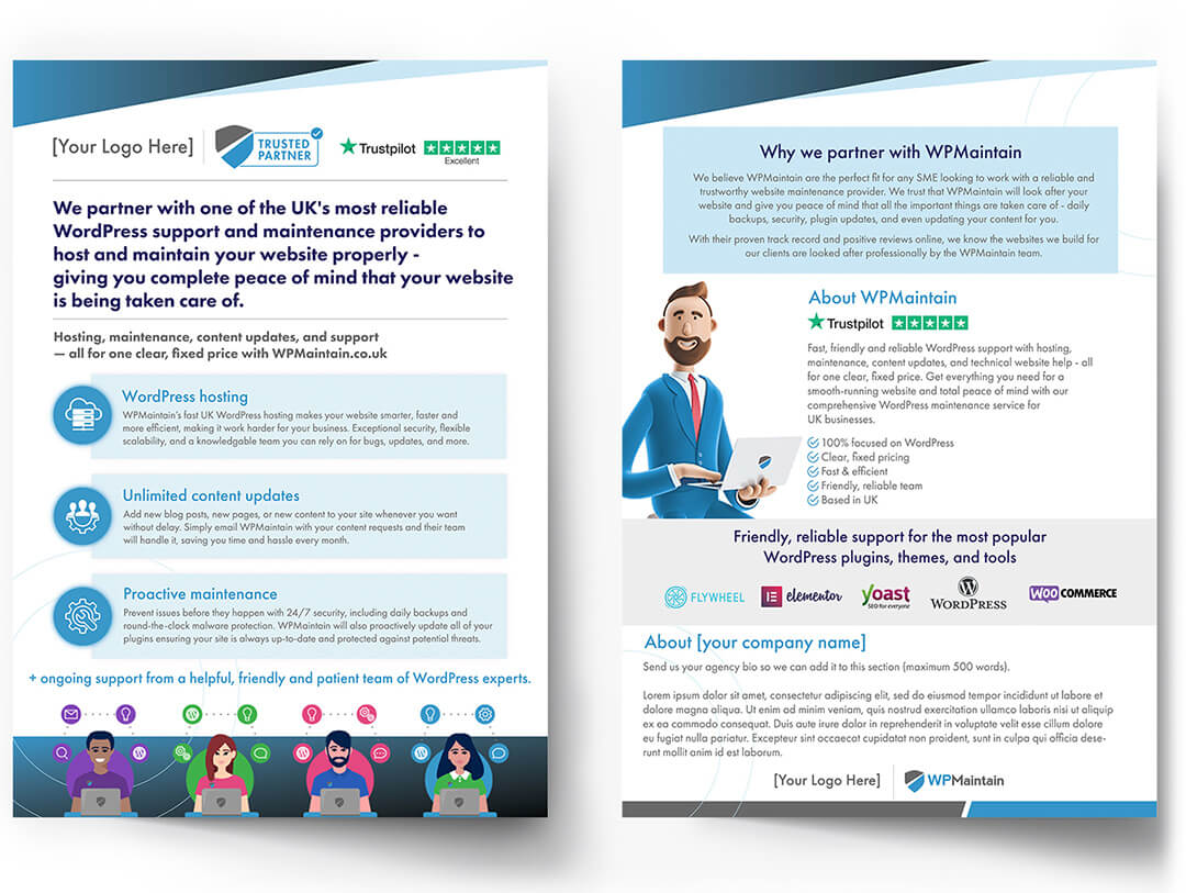 Sample WPMaintain cobranded PDF